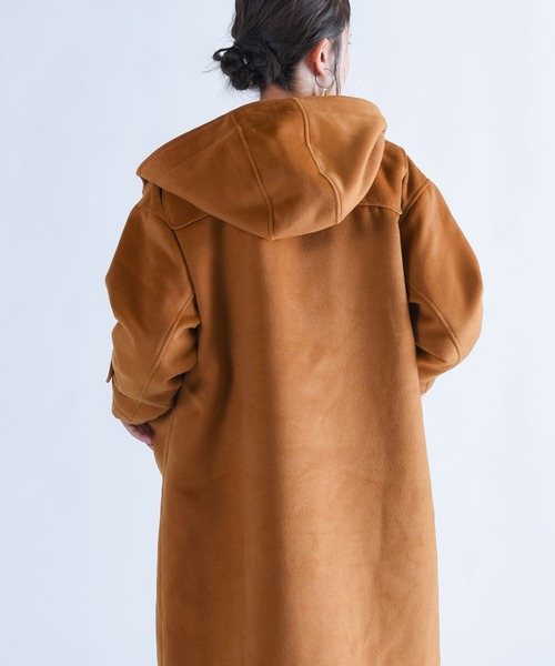 「folka」 ダッフルコート ONE SIZE グレイッシュベージュ レディース_画像6