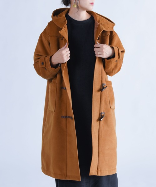 「folka」 ダッフルコート ONE SIZE グレイッシュベージュ レディース_画像7