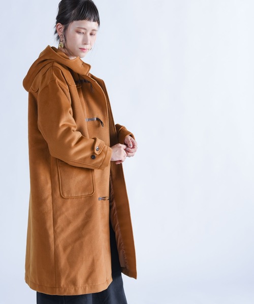 「folka」 ダッフルコート ONE SIZE グレイッシュベージュ レディース_画像8