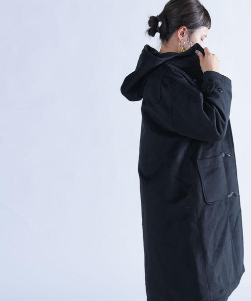 「folka」 ダッフルコート ONE SIZE グレイッシュベージュ レディース_画像9