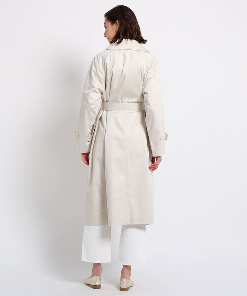 「DRESSTERIOR」 トレンチコート 36 アイボリー レディース