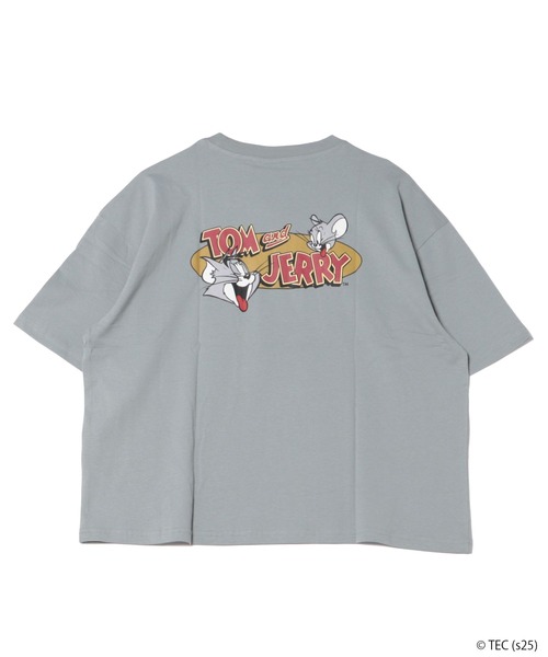 tシャツ 半袖 「公式」トムとジェリー 天竺半袖WIDE型Tシャツ