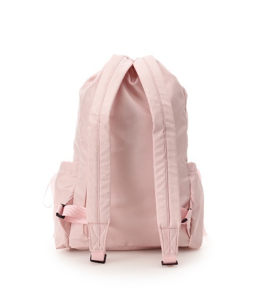 Charles & Keith 巾着型 リュック ピンクベージュ & chouette（アンドシュエット） デイバック リュック 巾着デザイン