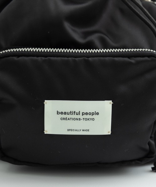 beautiful people ナイロン 2wawyバッグ　ブラック beautiful people 「beautiful people」 2WAYバッグ FREE