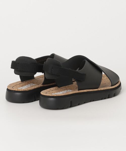 「CAMPER」 フラットサンダル 22.0cm ブラック レディース_画像2