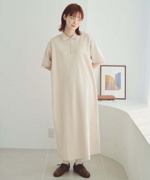 unclip（アンクリップ） 半袖ワンピース FREE レッド レディース