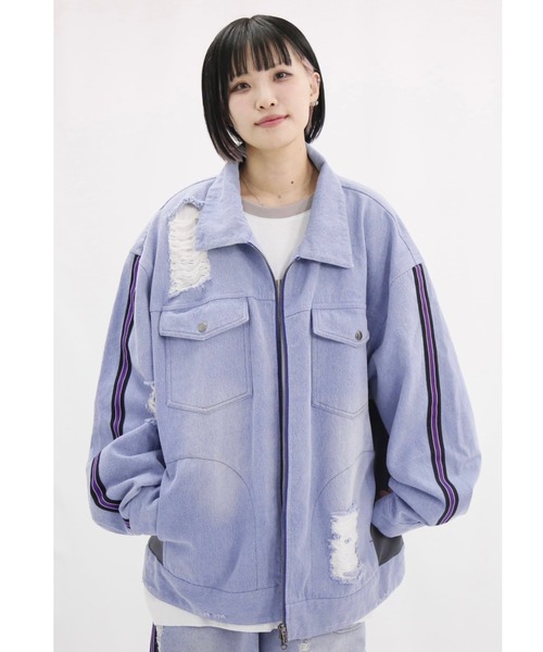 &エルシーのジャンバー OBEY OBEY ELYSIAN JACKET BIGWIG DENIM CARPENTER PANT FTC SMALL BOX