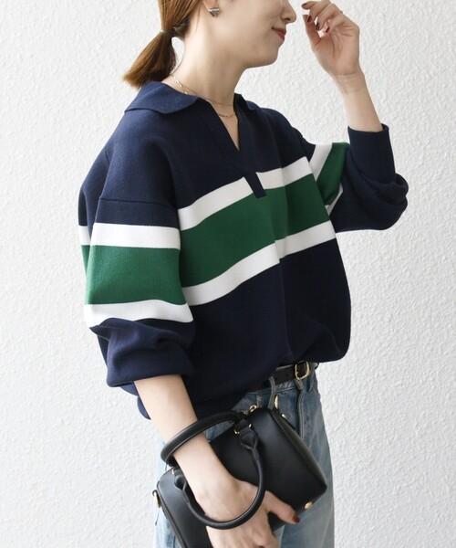 成*田様 AURALEE ニットセーター サイズ4 小松菜奈　23ss スキッパ AURALEE ニットセーター サイズ4 小松菜奈 23ss スキッパー - メルカリ