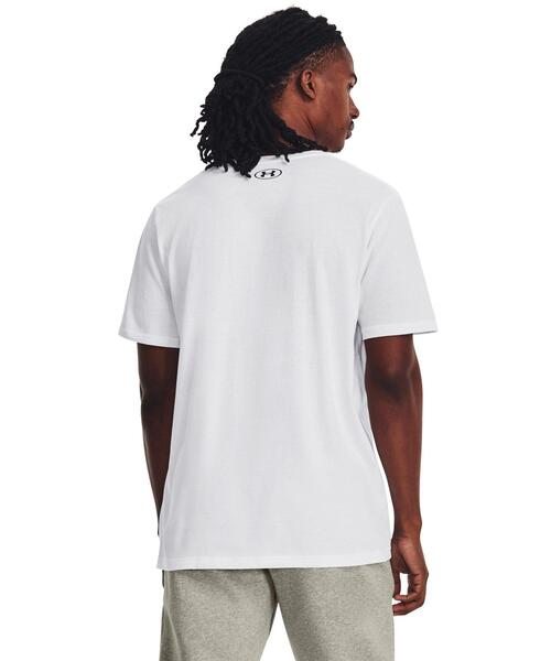 「UNDER ARMOUR」 半袖Tシャツ M ホワイト メンズ