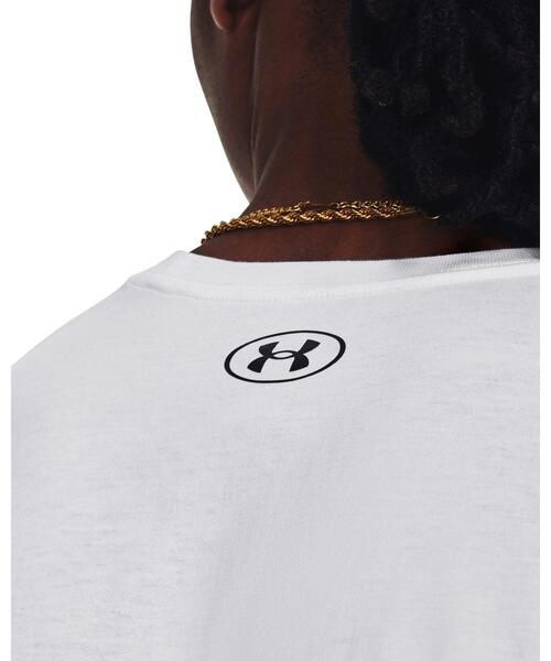 「UNDER ARMOUR」 半袖Tシャツ M ホワイト メンズ