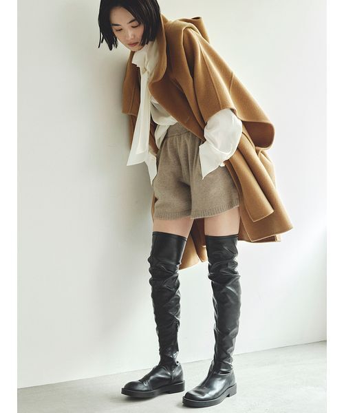 【シュガーママ】ミースロエ スーパー１４０スタンドカラー接結ポンチョ シュガーママ様専用】ミースロエ スーパー140スタンドカラー接結