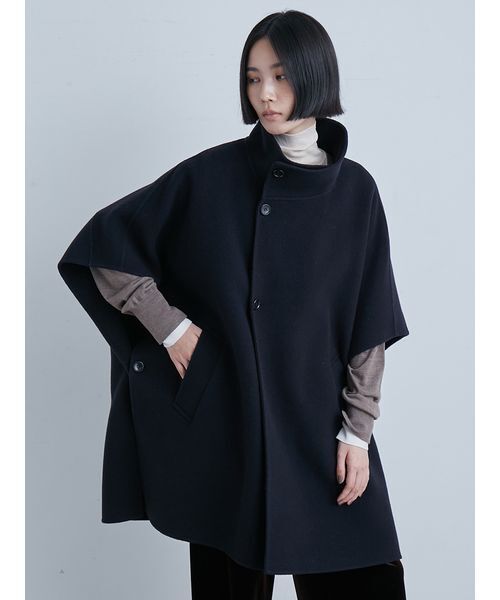 MIESROHE（ミースロエ） ポンチョ 接結フードポンチョCT レディース