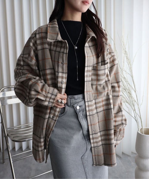 Y's ジャケット　ブラウス　シルク　チェック Y's ジャケット ブラウス シルク チェック STAFF STYLING｜THE SHOP