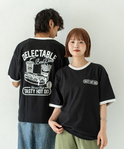 Quash tシャツ フードキャラプリントTシャツ メンズ レディース