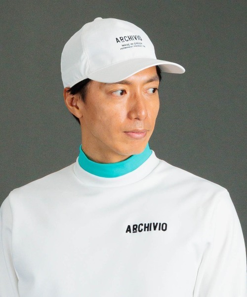 archivio（アルチビオ） キャップ 帽子 「MENS」「メンズ」刺繍撥水