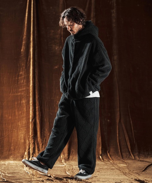 ANGENEHM（アンゲネーム） パンツ mp13977-Boa Quilt Pants ボア