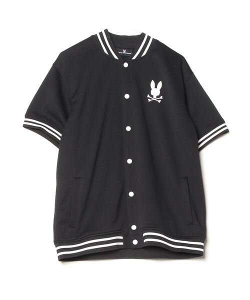 Psycho Bunny（サイコバニー） スタジャン LARGE ブラック メンズ