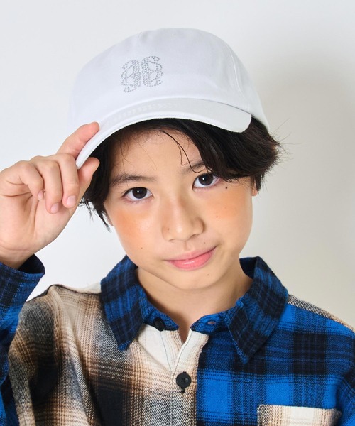 ANAP kids キャップ 帽子 ラインストーンモチーフキャップ