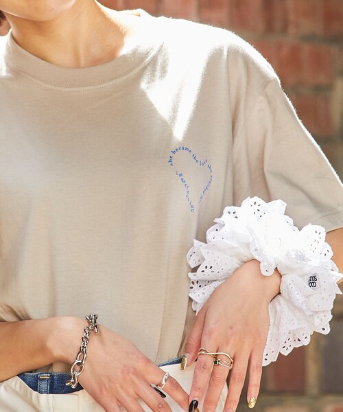 「Firsthand」 半袖Tシャツ ONE SIZE ピンク レディース_画像3