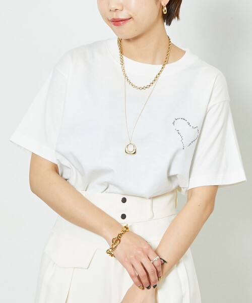 「Firsthand」 半袖Tシャツ ONE SIZE ピンク レディース_画像8