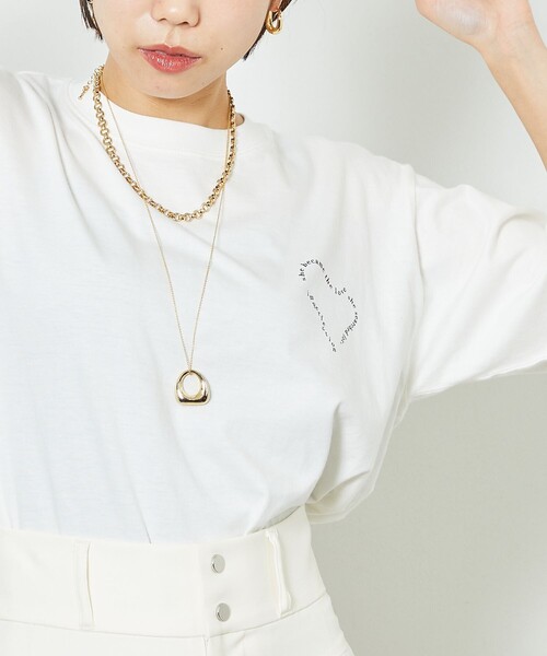 「Firsthand」 半袖Tシャツ ONE SIZE ピンク レディース_画像9