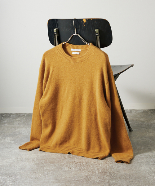 Russeluno ラッセルノキャメル ニットメンズ4(M) 新品未使用タグ付き Russeluno ラッセルノキャメル ニットメンズ4(M) 新品未使用タグ付き