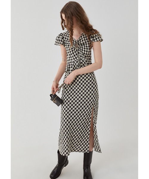 Fano Studios」 ノースリーブワンピース S ブラック レディース