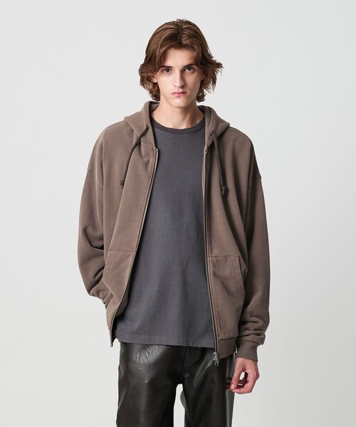 monkey time BEAUTY＆YOUTH UNITED ARROWS パーカー オゾンウォッシュ