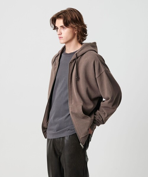 monkey time BEAUTY＆YOUTH UNITED ARROWS パーカー オゾンウォッシュ