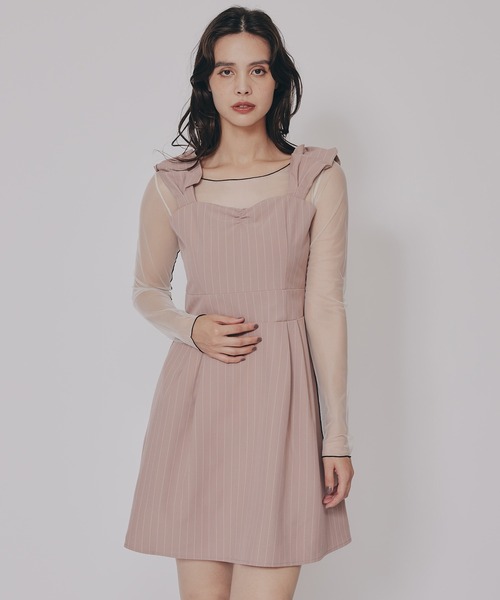 REDYAZEL（レディアゼル） ワンピース ストライプ2WAYフレアミニ