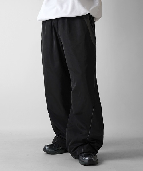 Confirm（コンファーム） パンツ Y2K 切替パイピングサイドライン 裾