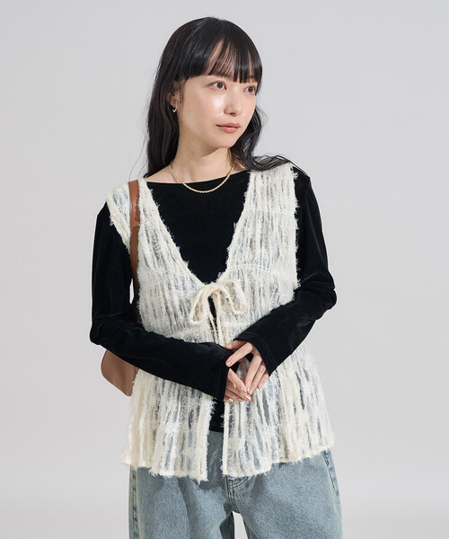 FREAK'S STORE（フリークスストア） ベスト ジレ 2WAY フェザー