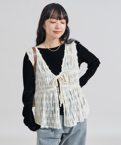 FREAK'S STORE（フリークスストア） ベスト ジレ 2WAY フェザー