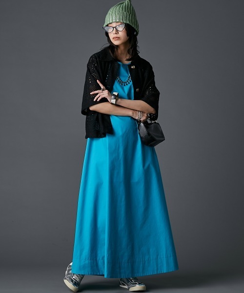 ターコイズ ノースリーブ ニットワンピース ターコイズ ノースリーブ ニットワンピース ターコイズ ノースリーブ