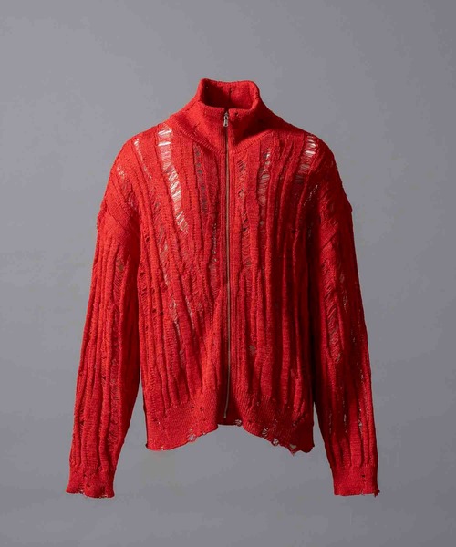 MAISON SPECIAL（メゾンスペシャル） ニットカーディガン 1 レッド