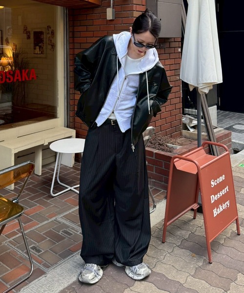 Chikashitsu+（チカシツプラス） ブルゾン アウター メンズ レディース 