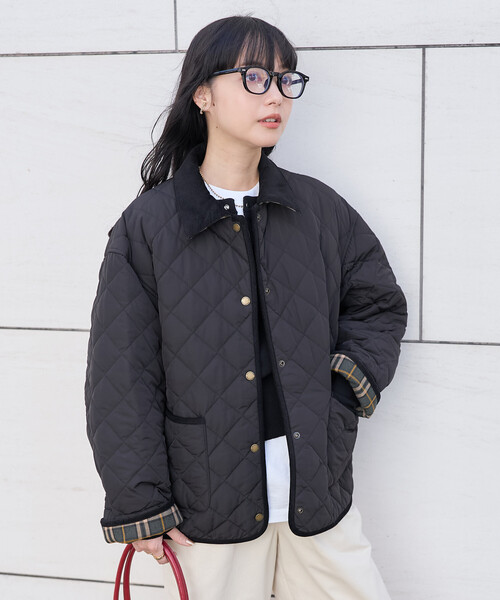 FREAK'S STORE ブルゾン アウター PRIMALOFT ダイヤキルト 襟