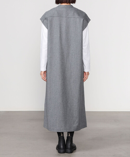 LE GLAZIK（ルグラジック） ワンピース | ウールフランネル オーバー