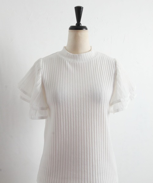 「tocco closet」 半袖カットソー M ブラック レディース_画像7