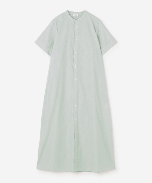 「LE GLAZIK」 半袖ワンピース 36 グリーン系その他 レディース_画像2