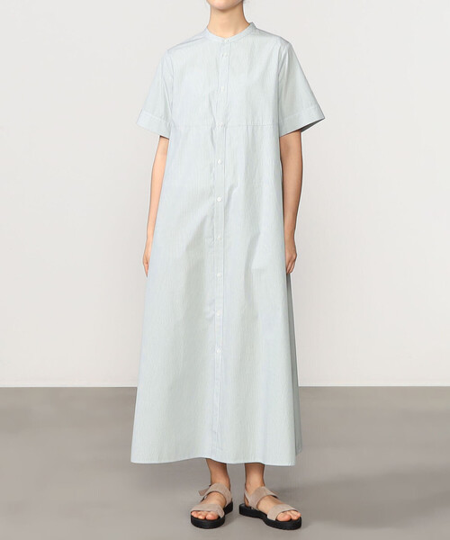 「LE GLAZIK」 半袖ワンピース 36 グリーン系その他 レディース_画像9