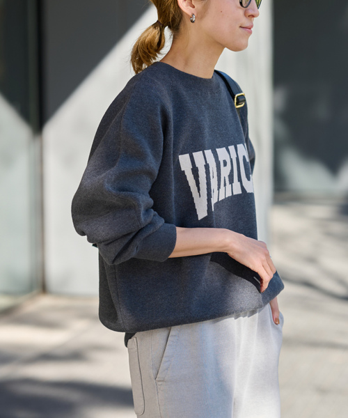 FRAMeWORK（フレームワーク） 長袖ニット FREE チャコールグレー