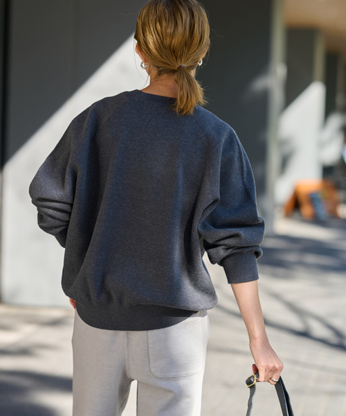 FRAMeWORK（フレームワーク） 長袖ニット FREE チャコールグレー