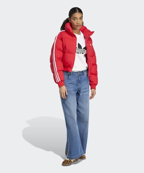 adidas（アディダス） ダウンコート ダウンジャケット アディカラー