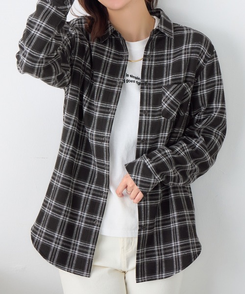 Viola e Viola（ヴィオラ エ ヴィオラ） ブラウス シャツ あったか裏