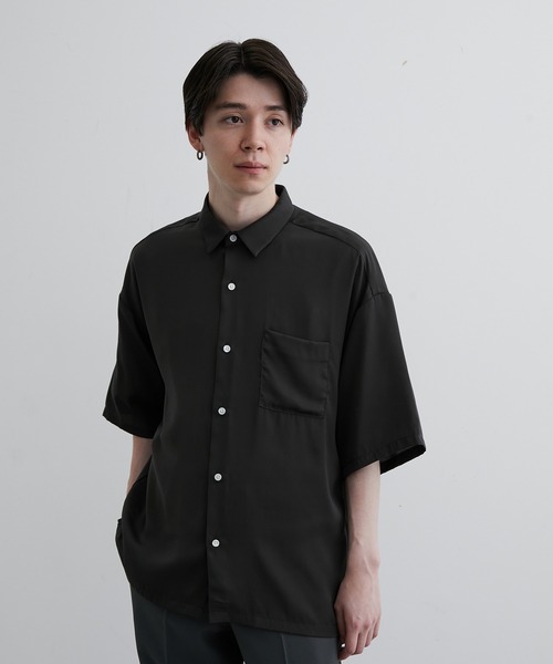 「JUNRED」 半袖シャツ M ミント メンズ_画像4