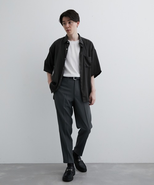 「JUNRED」 半袖シャツ M ミント メンズ_画像9