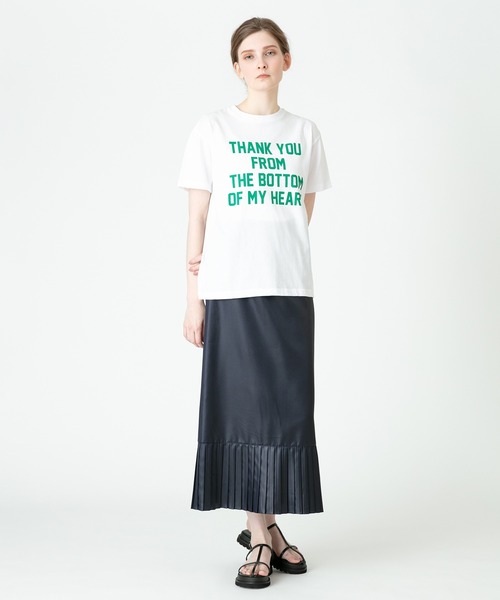 「allureville」 半袖Tシャツ 2 イエロー レディース_画像6