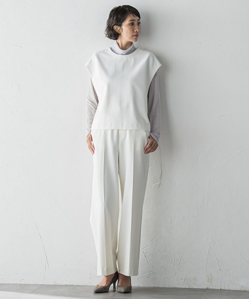 la.f（ラ・エフ） ベスト ジレ 「biyori」ピクシエスタジレ「洗濯機