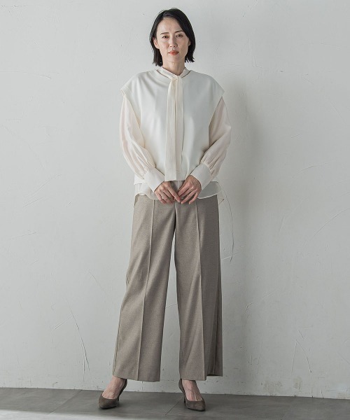 la.f（ラ・エフ） ベスト ジレ 「biyori」ピクシエスタジレ「洗濯機